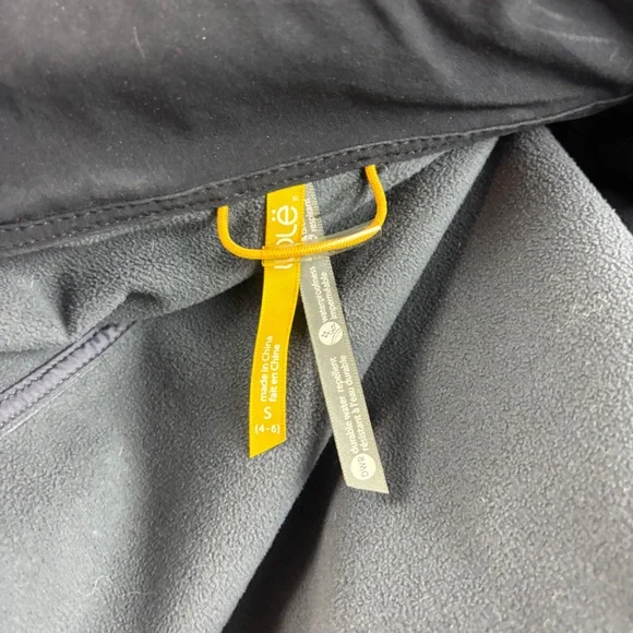 LOLE Women’s Black Glowing Jacket Softshell Fleece lined Hooded Peacoat - Small - Picture 7 of 9